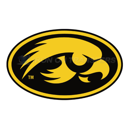 Iowa Hawkeyes Logo T-shirts Iron On Transfers N4647 - Click Image to Close